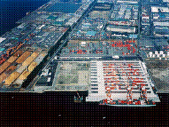 The No. 1 berth of Tobishima Container Berth Co., Ltd. (TCB)