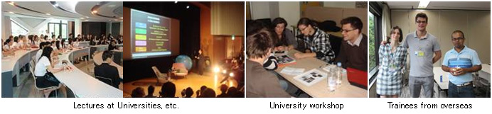 Lectures at Universities, etc. / University workshop / Trainees from overs