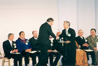 Global 500 Award ceremony in 1999