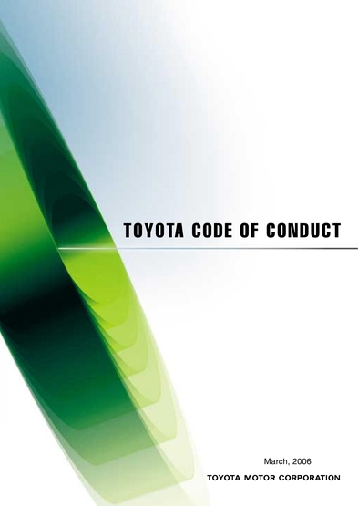 Toyota Code of Conduct