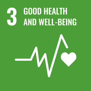 SDG ICON. Goal 3: Good health and well-being