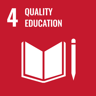 SDG ICON. Goal 4: Quality education